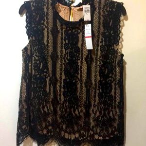 Black Lace Top